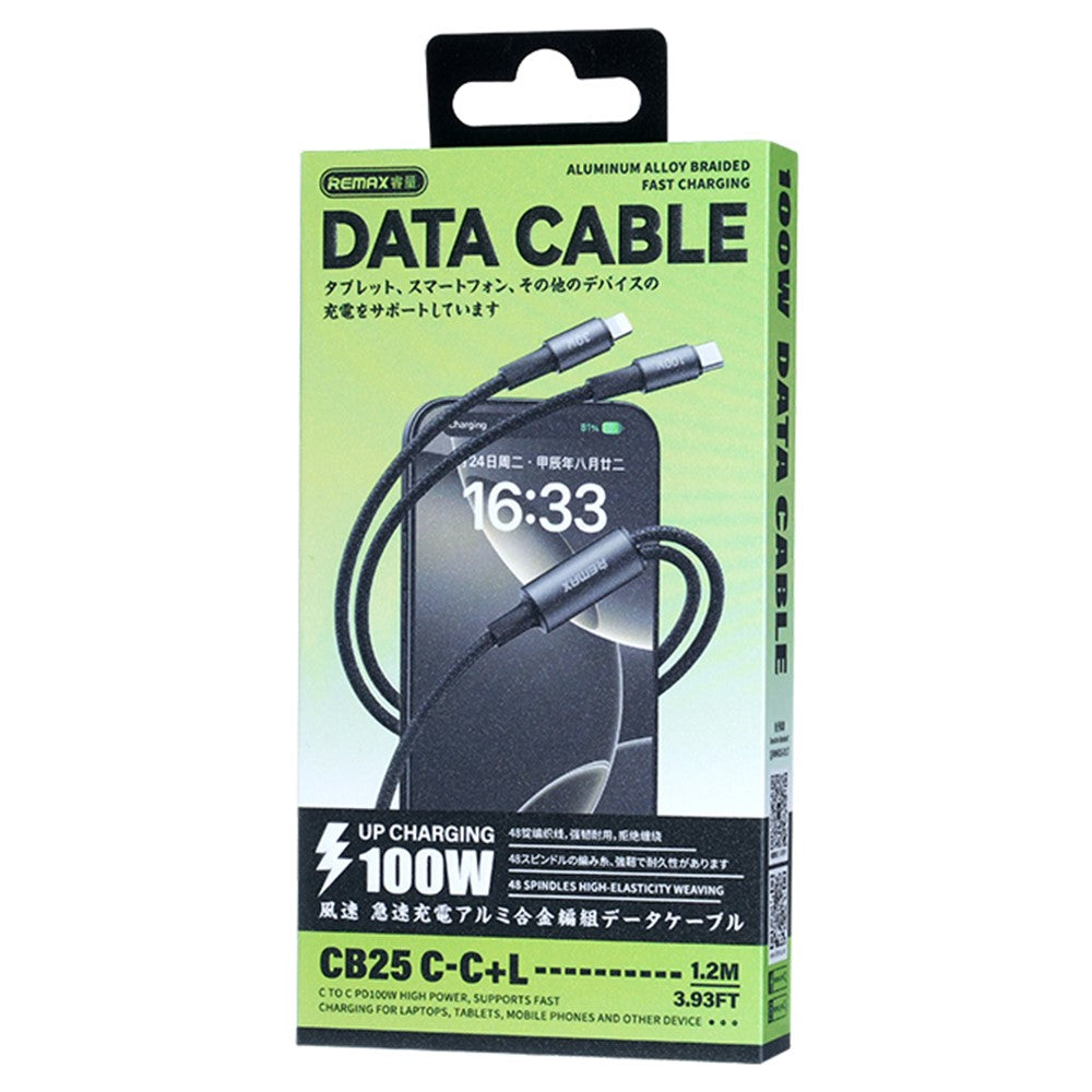 REMAX CB25 Dual-Head Braided Cable – image 3