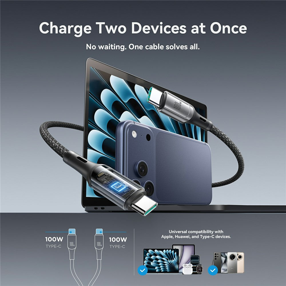 JOYROOM S-A57 USB-C to Dual USB-C Cable – image 4
