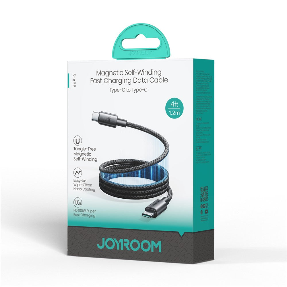 JOYROOM S-A65 Magnetic Self-Winding USB-C Cable – image 9