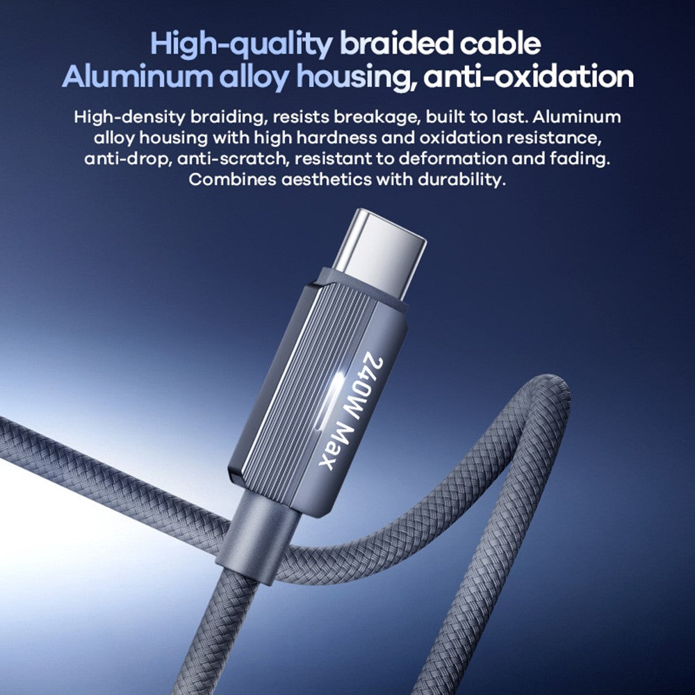 REMAX CB58 Braided USB-C to USB-C Cable – image 5