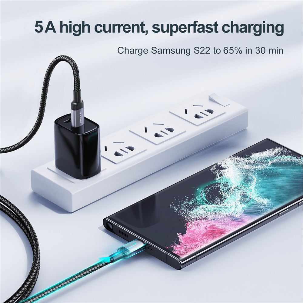 JOYROOM S-CC100A10 Braided USB-C to USB-C Cable – image 3