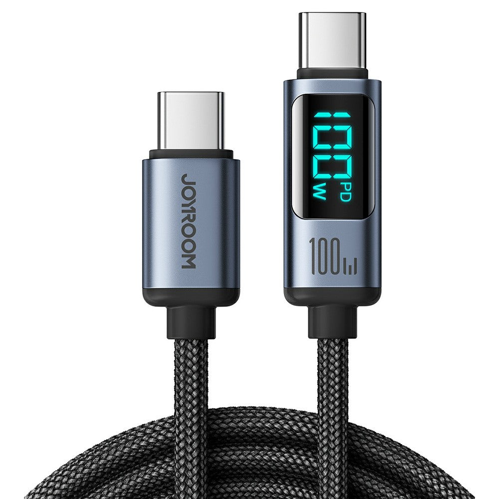 JOYROOM S-CC100A16 Prism USB-C to USB-C Cable – Digital Display, 1.2m