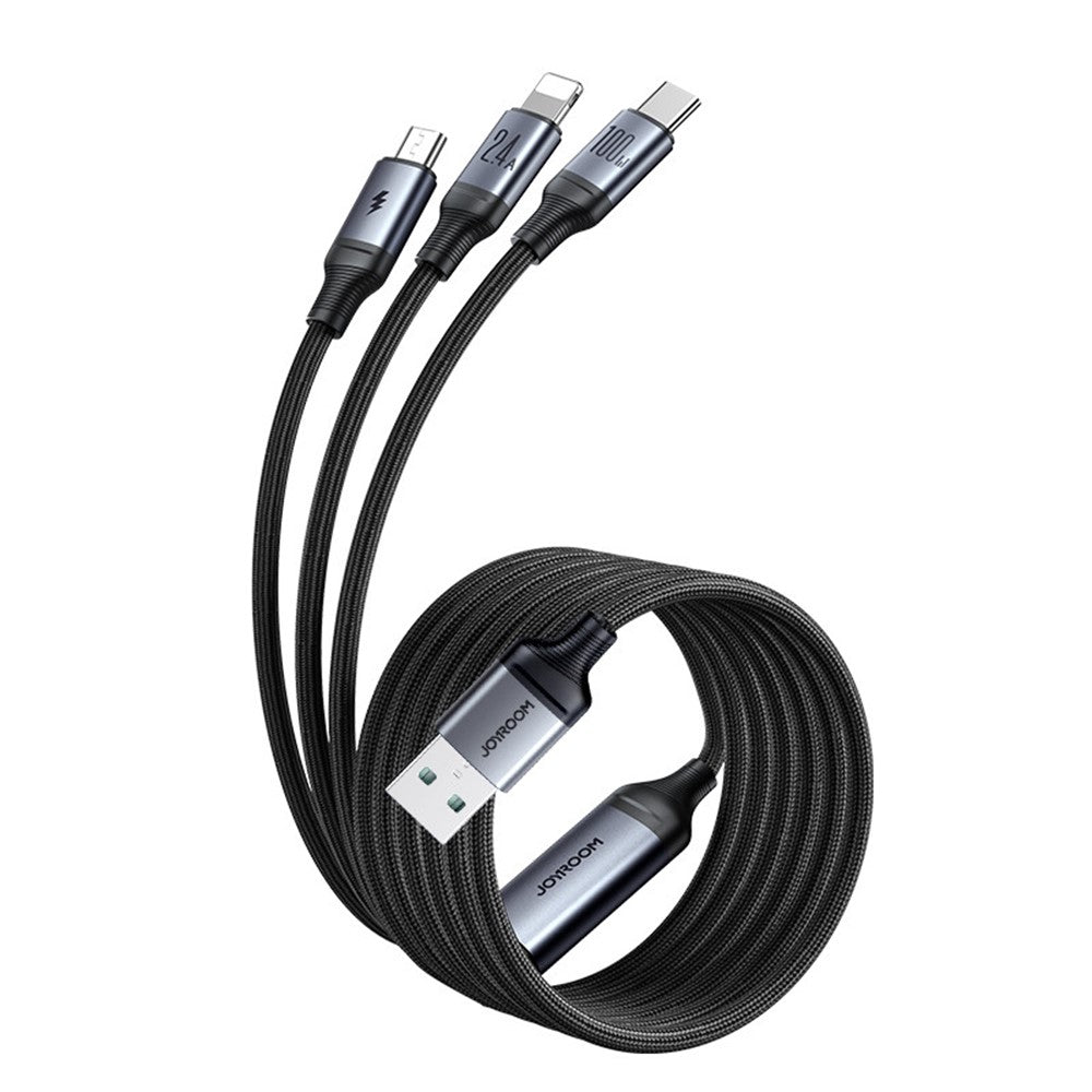 JOYROOM SA21-1T3 3-in-1 Braided Charging Cable – image 5