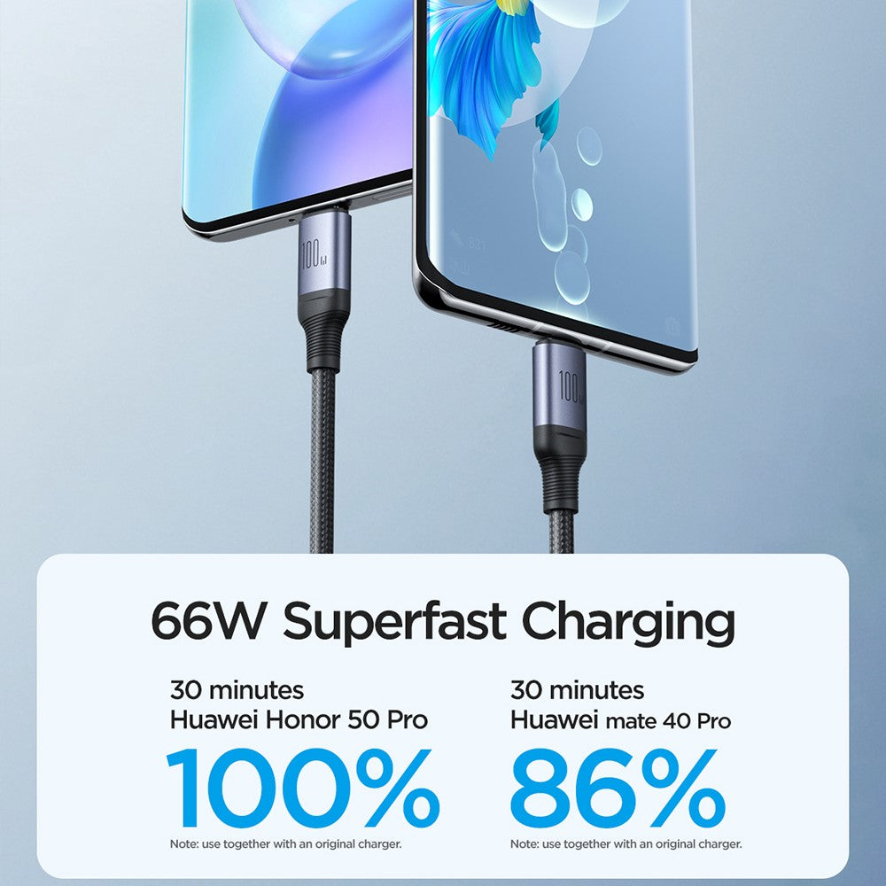 JOYROOM SA21-2T3 3-in-1 Braided Charging Cable – image 4