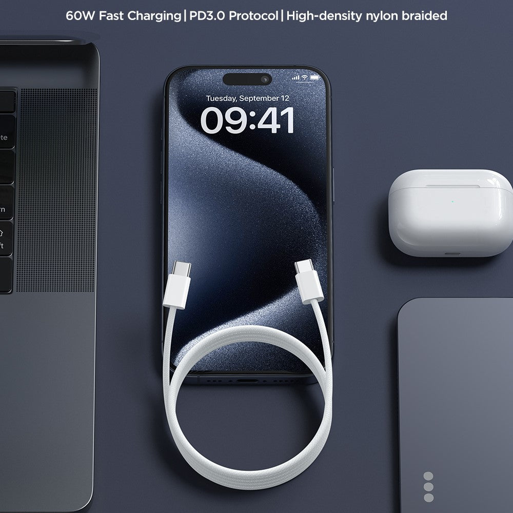 JOYROOM S-A45 Braided USB-C to USB-C Cable – image 2