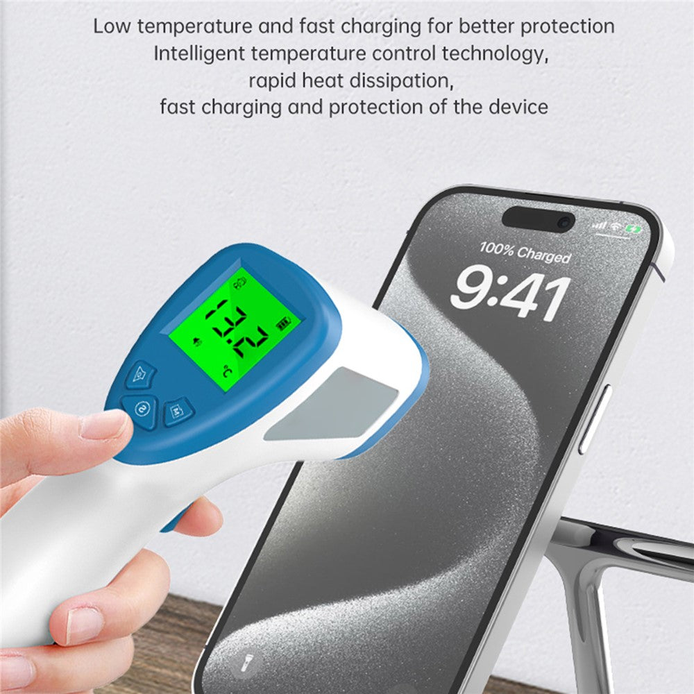 3-in-1 Qi2 Magnetic Wireless Charging Station – Phone, Earbuds & Watch