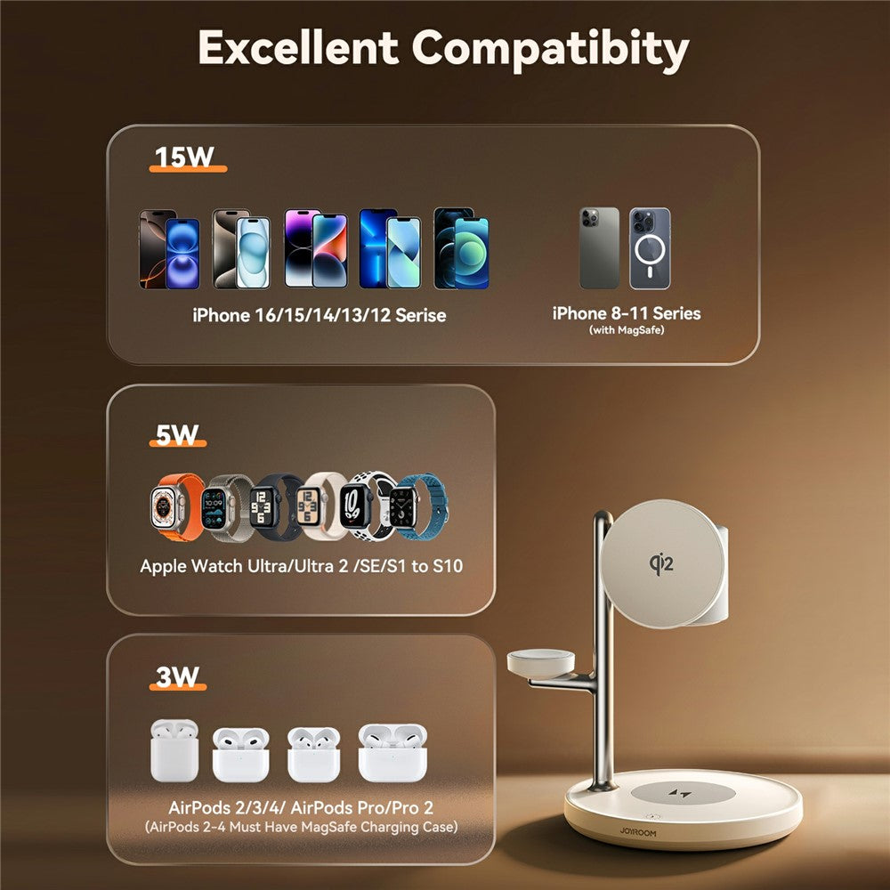 JOYROOM JR-W23 4-in-1 Wireless Charging Station – image 7