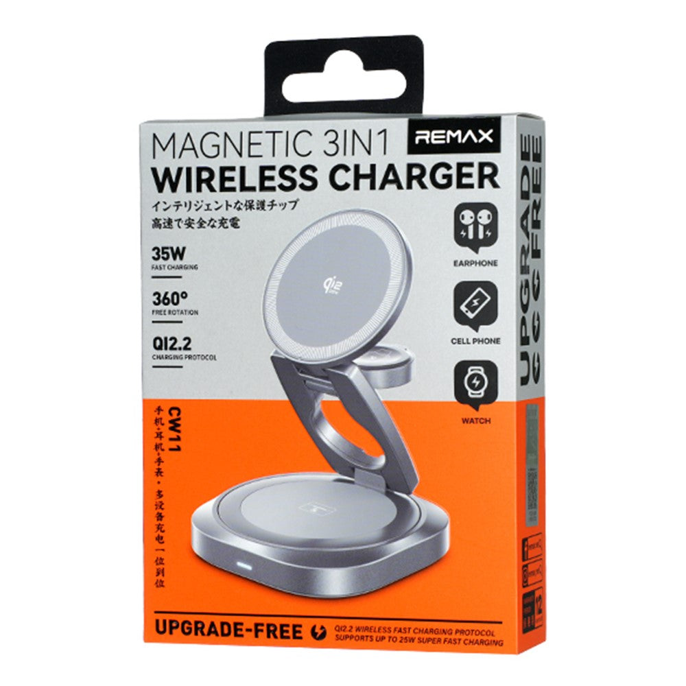REMAX CW11 3-in-1 Foldable Magnetic Wireless Charger – image 7