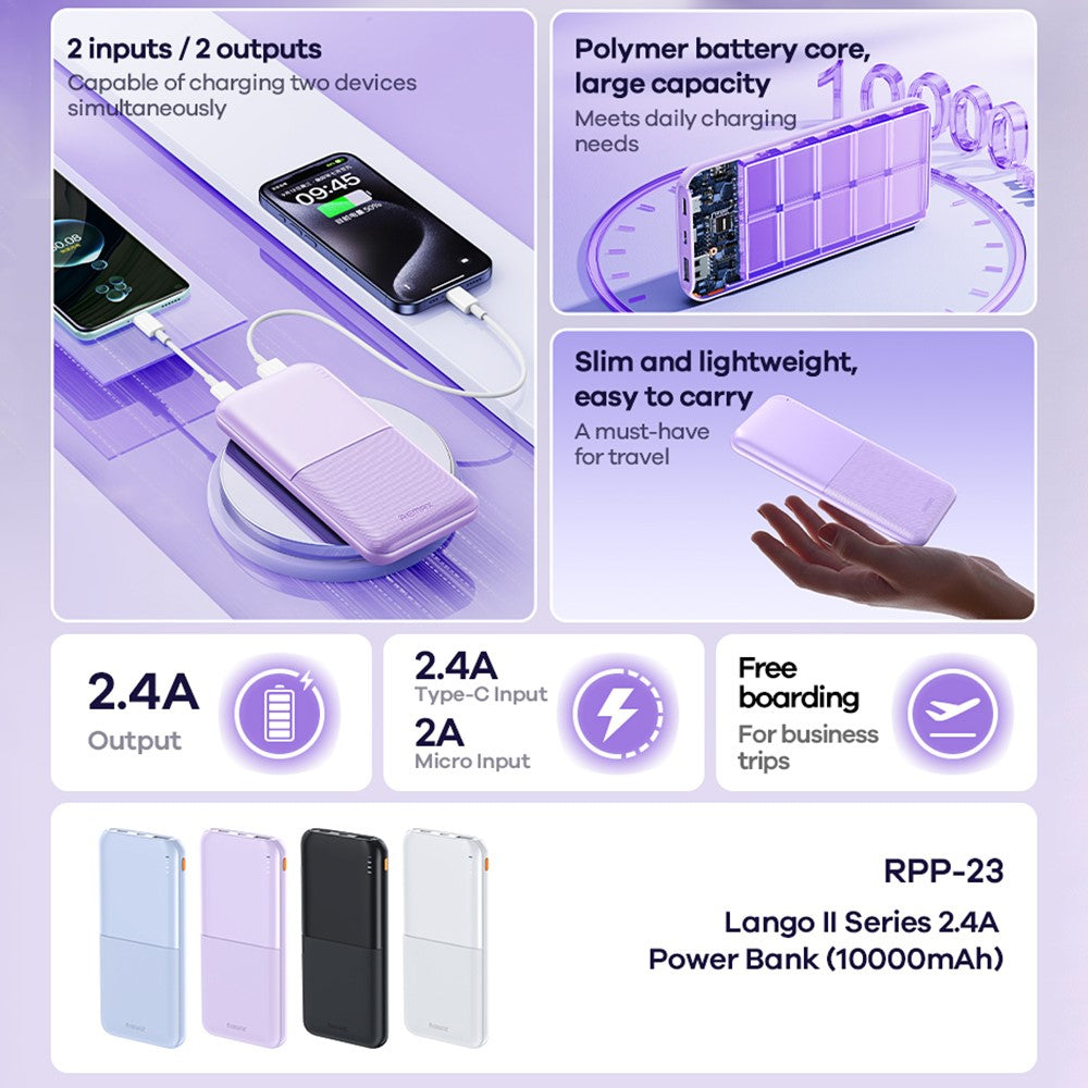 REMAX RPP-23 10000mAh Power Bank – image 2