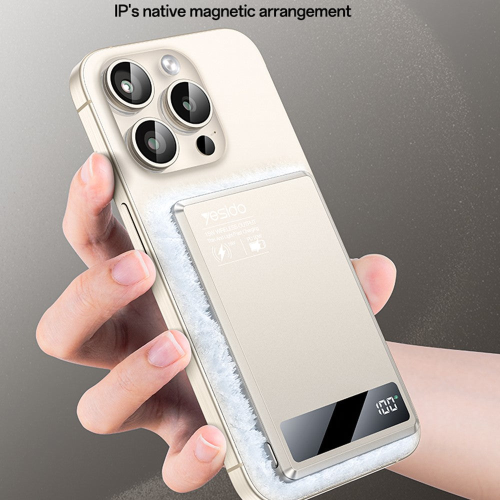 YESIDO YP66 Ultra-Thin Magnetic Wireless Power Bank – image 8