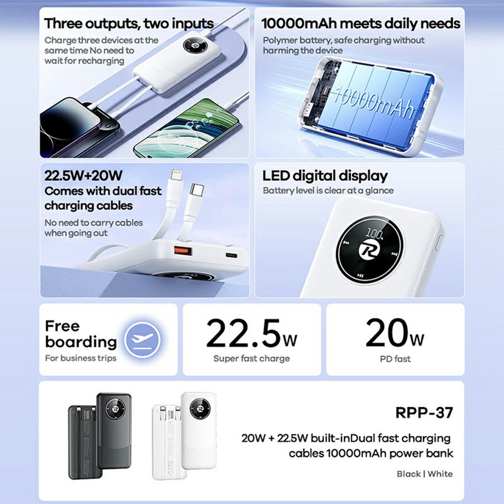 REMAX RPP-37 10000mAh Power Bank – image 2