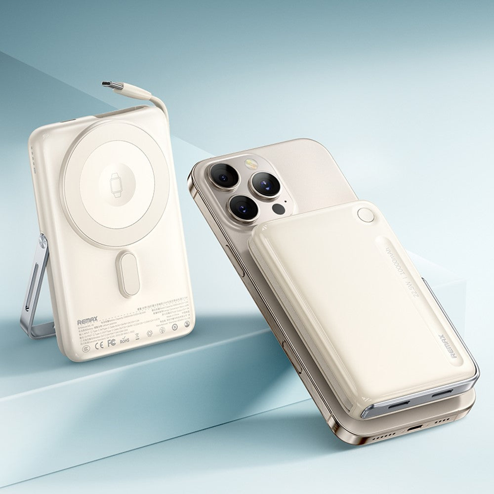 REMAX MC-05 Magnetic Wireless Power Bank with Stand – image 2