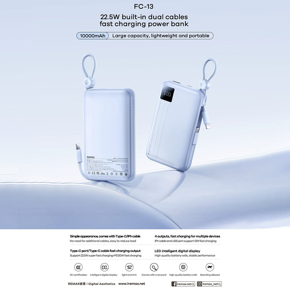 REMAX FC-13 10000mAh Power Bank – image 3