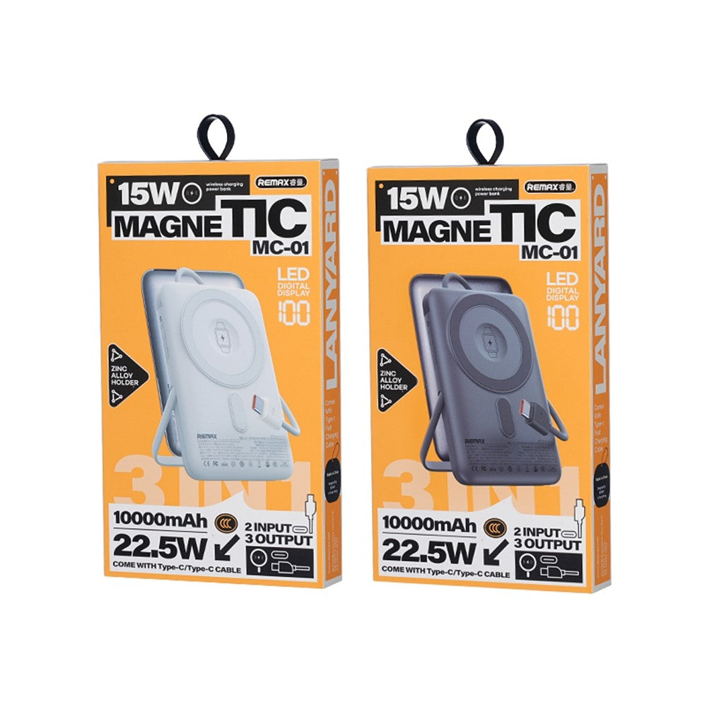REMAX MC-01 3-in-1 Magnetic Power Bank – image 4