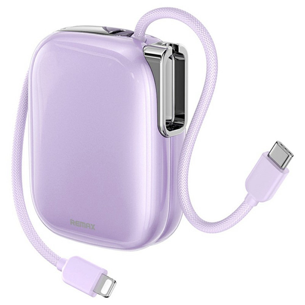 REMAX FP-38 10000mAh Power Bank – 22.5W, Built-In Cable