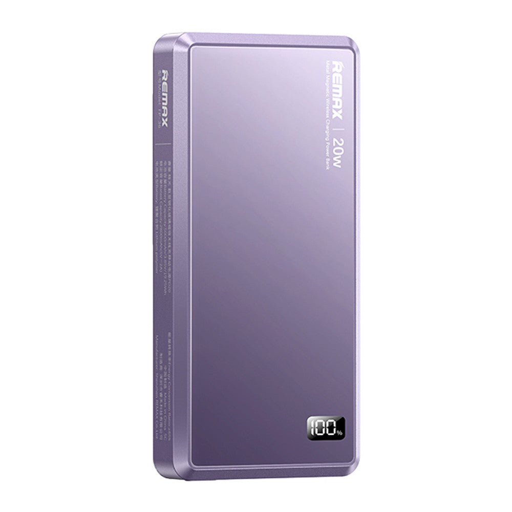 REMAX FP-36 Magnetic Wireless Power Bank – 5000mAh, 20W, Display