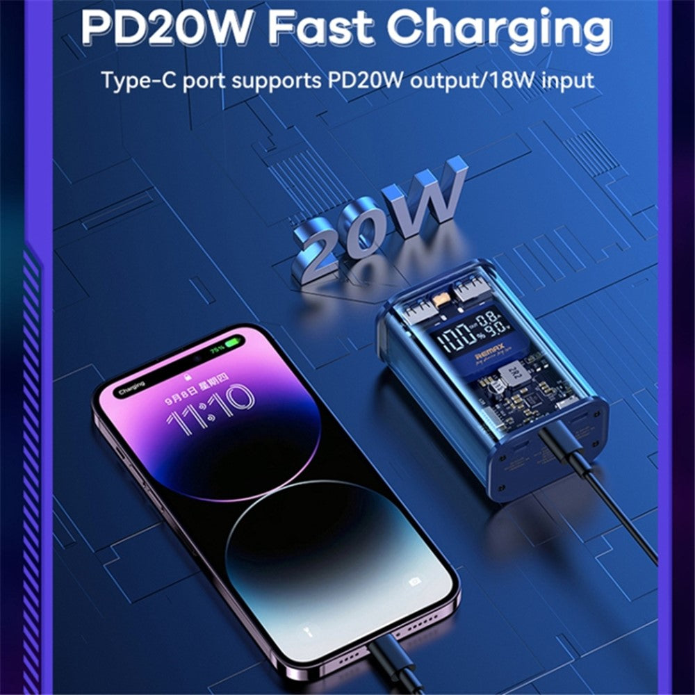 REMAX RPP-570 Transparent 10000mAh Power Bank – image 10