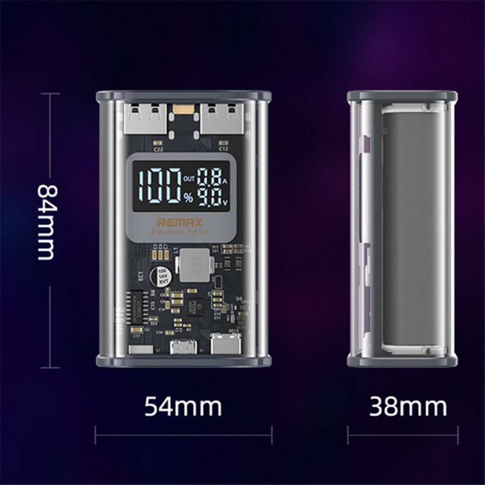REMAX RPP-570 Transparent 10000mAh Power Bank – image 12
