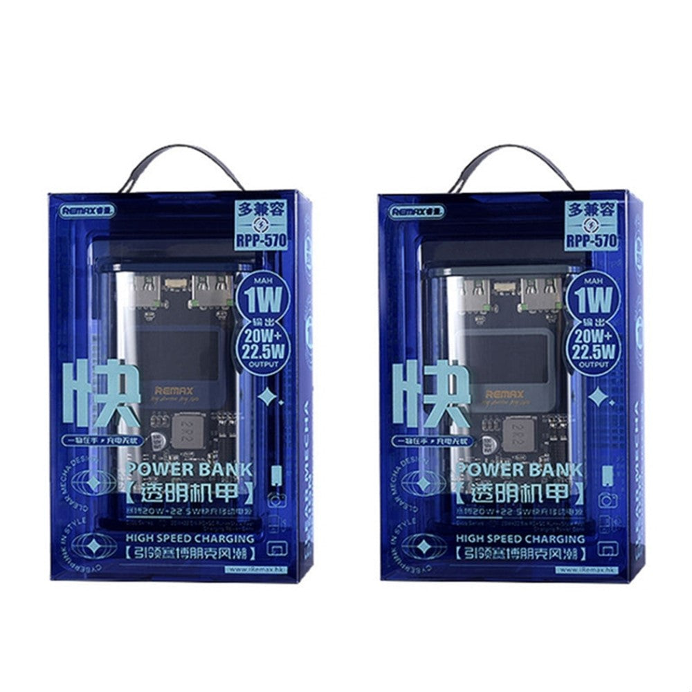 REMAX RPP-570 Transparent 10000mAh Power Bank – image 13