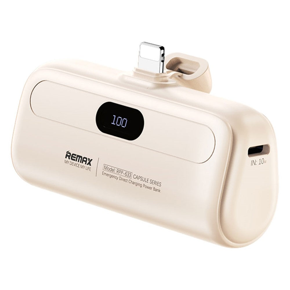 REMAX RPP-633 Capsule 5000mAh Mini Power Bank – iPhone Connector