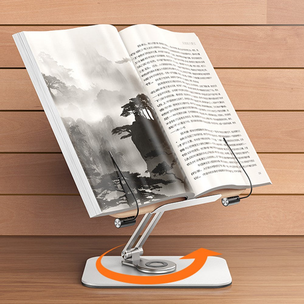 BONERUY R04 Rotating Desktop Book, Recipe & Tablet Stand – image 3