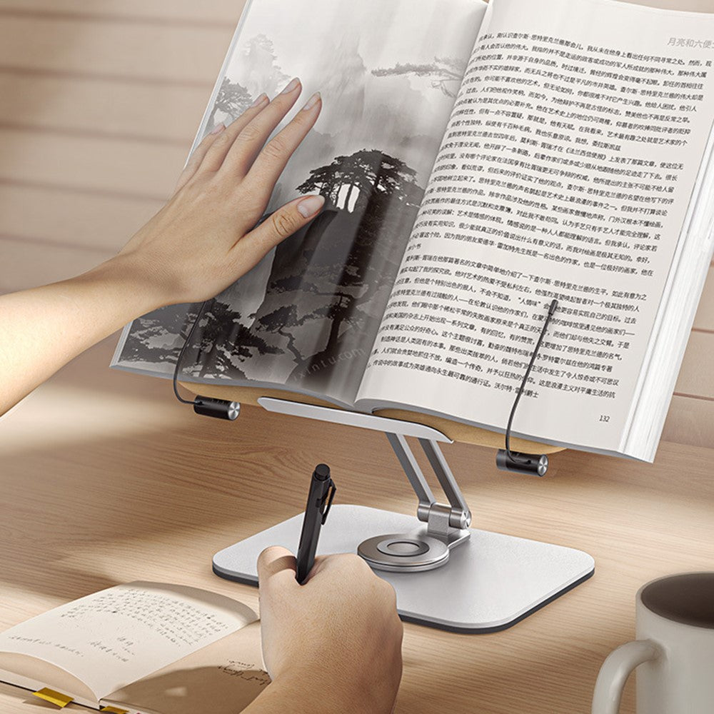 BONERUY R04 Rotating Desktop Book, Recipe & Tablet Stand – image 4