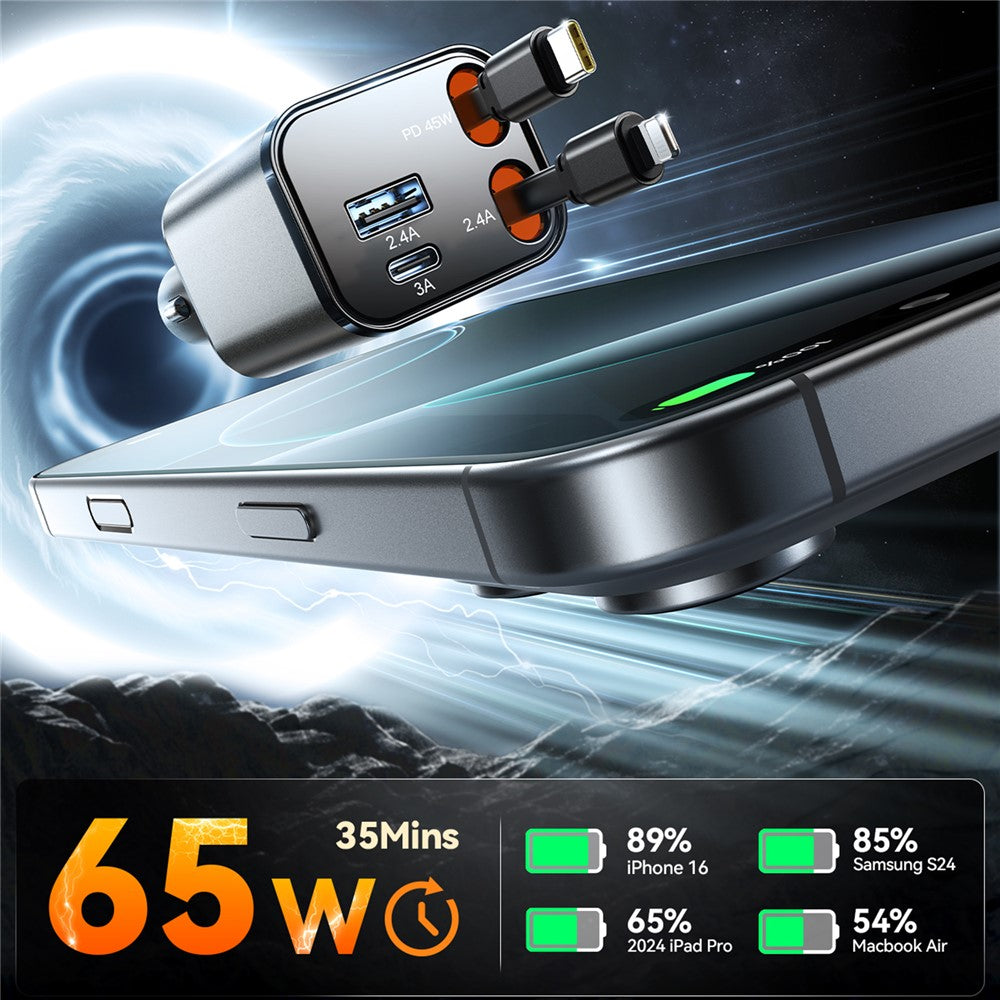 JOYROOM CCL05 4-in-1 Car Charger – image 5
