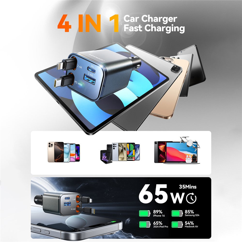 JOYROOM CCL05 4-in-1 Car Charger – image 6