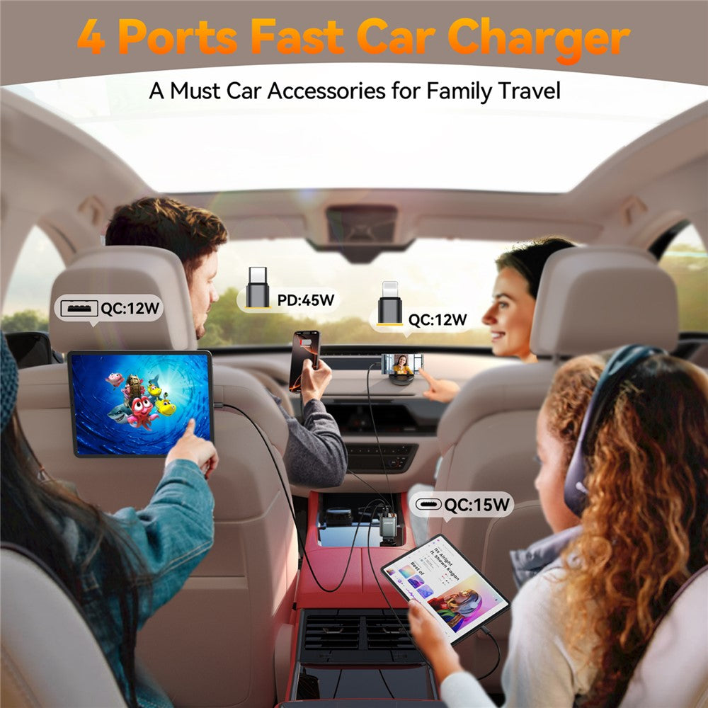 JOYROOM CCL05 4-in-1 Car Charger – image 8