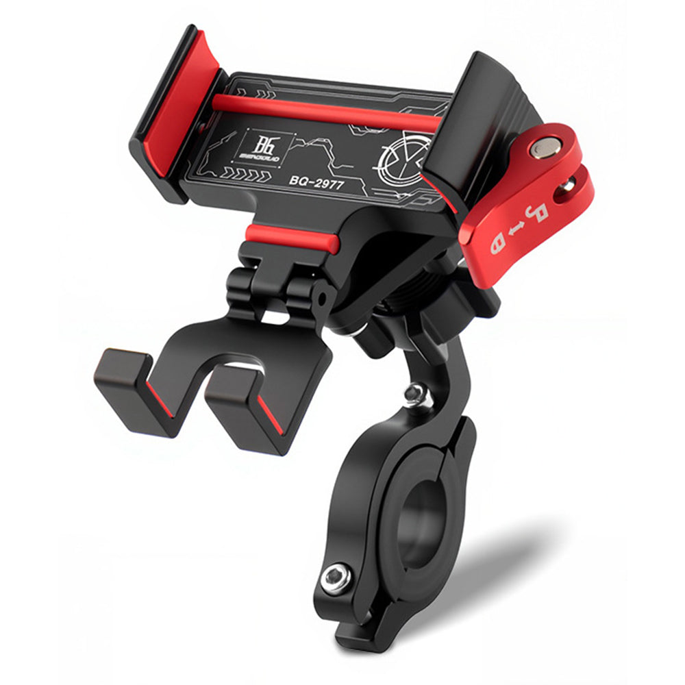 BENGGUO Aluminum Alloy Bike Phone Mount – Adjustable Anti-Shake Holder