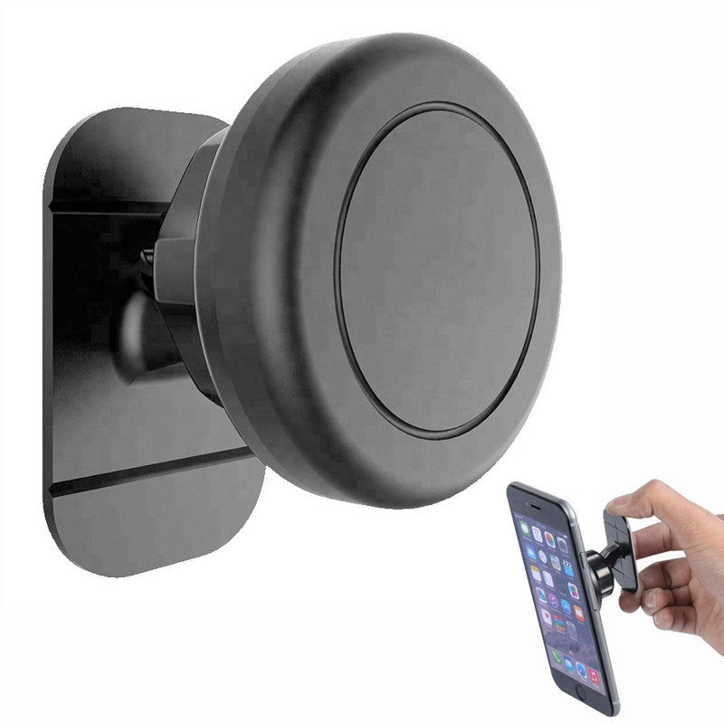 Magnetic Car Phone Mount – Adhesive Base, 360° Rotation