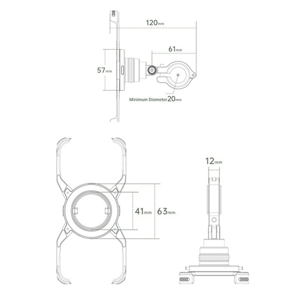 Z10 Magnetic Motorcycle Phone Mount – image 9