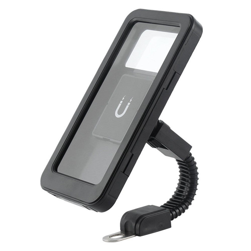 Water-Resistant Touchscreen Motorcycle Phone Mount – Magnetic Holder