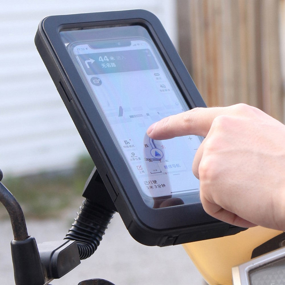 Water-Resistant Touchscreen Motorcycle Phone Mount – image 2