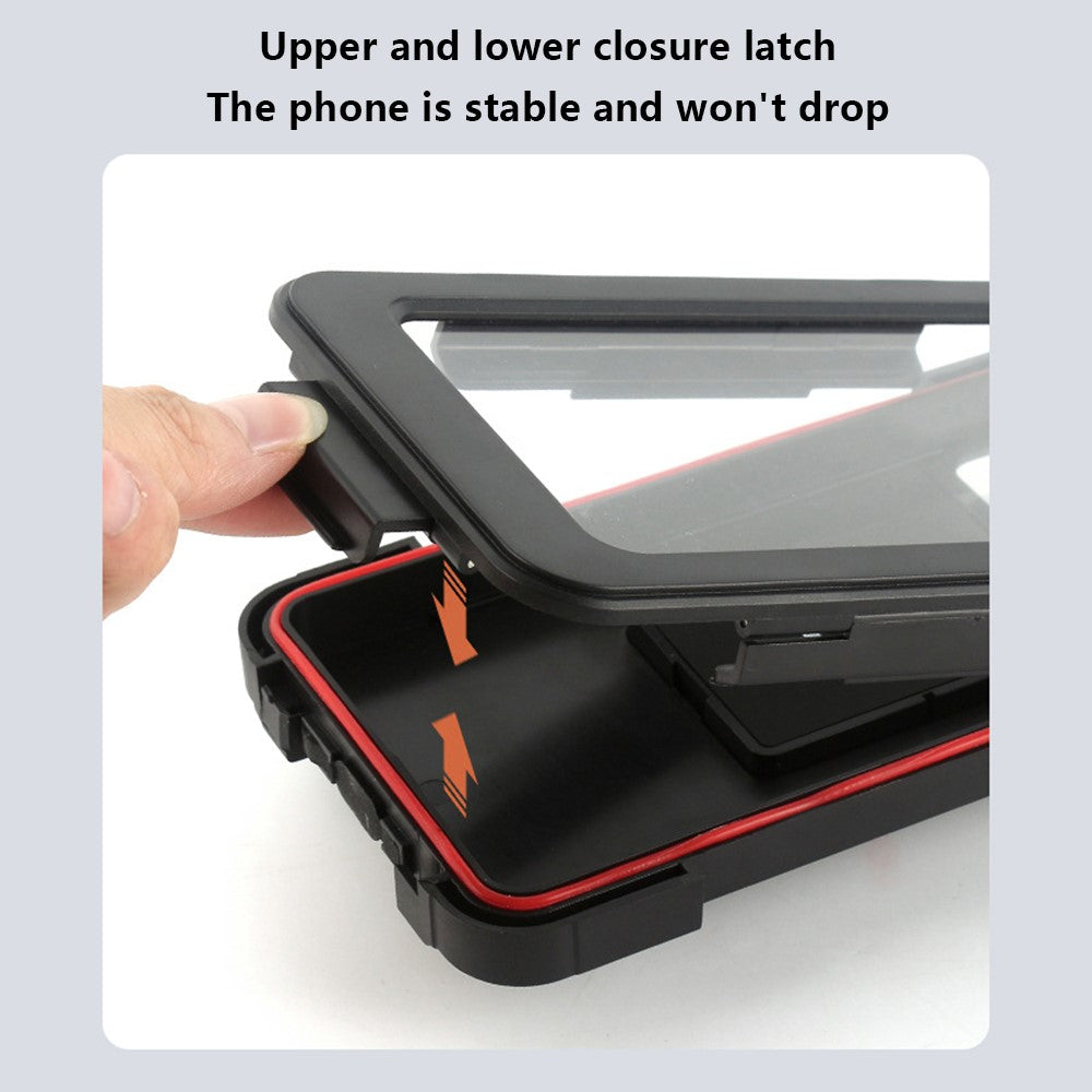 Water-Resistant Touchscreen Motorcycle Phone Mount – image 6