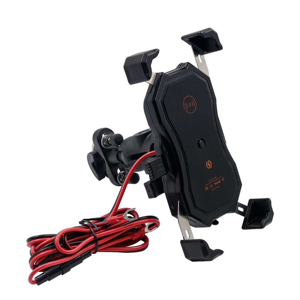 Wireless & USB Fast Charging Motorcycle Phone Mount – image 10