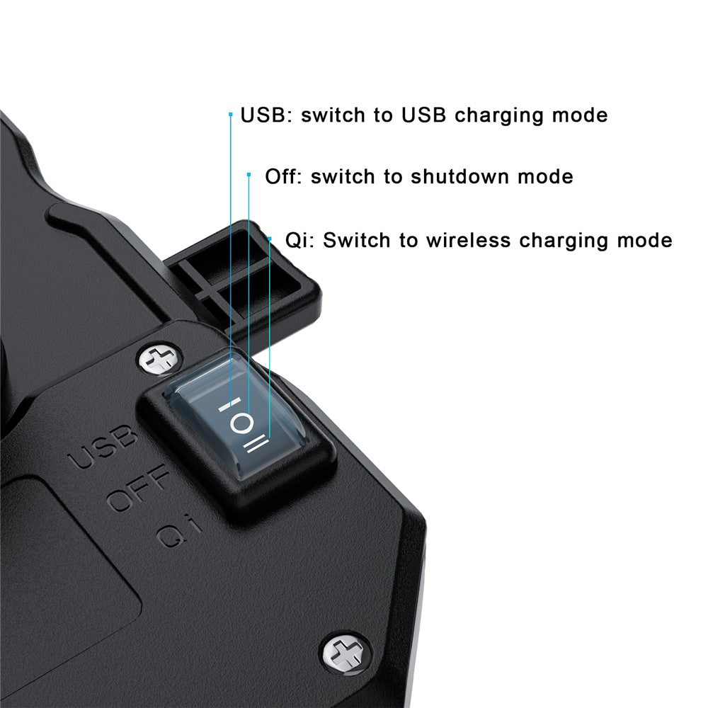 Wireless & USB Fast Charging Motorcycle Phone Mount – image 11