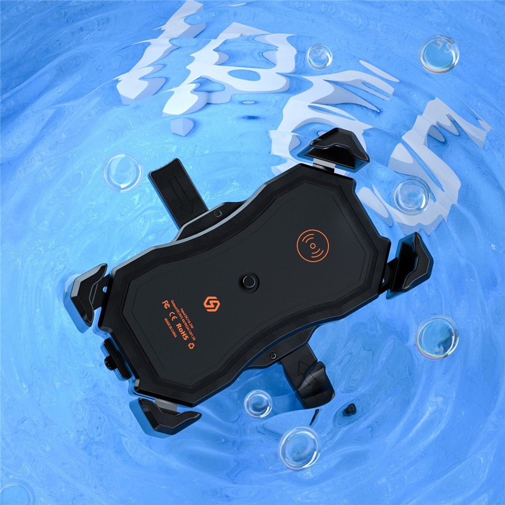 Wireless & USB Fast Charging Motorcycle Phone Mount – image 4