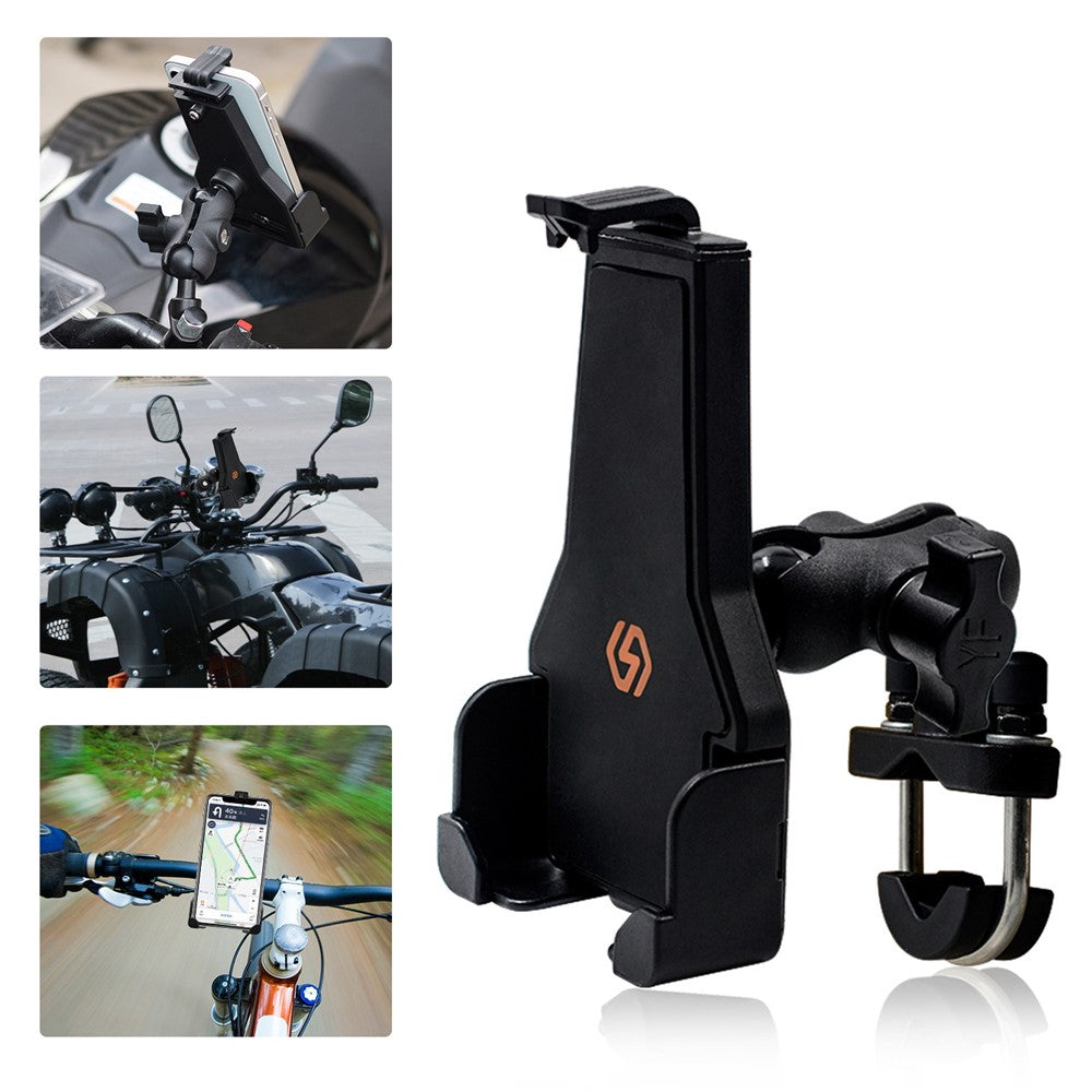 Motorcycle Rearview Mirror & Handlebar Phone Mount – GPS Bracket