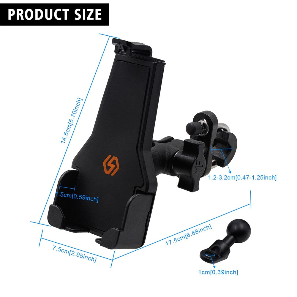 Motorcycle Rearview Mirror & Handlebar Phone Mount – image 13