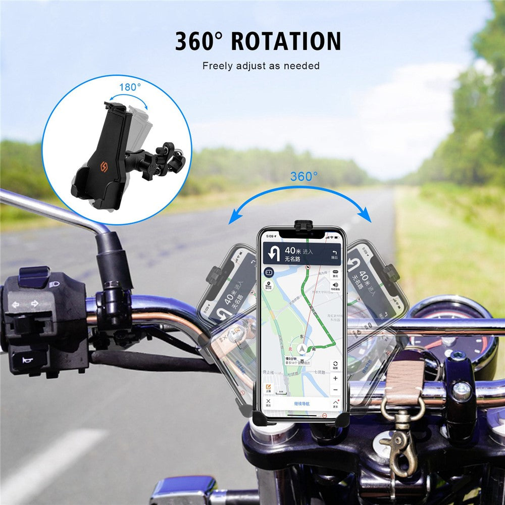 Motorcycle Rearview Mirror & Handlebar Phone Mount – image 4