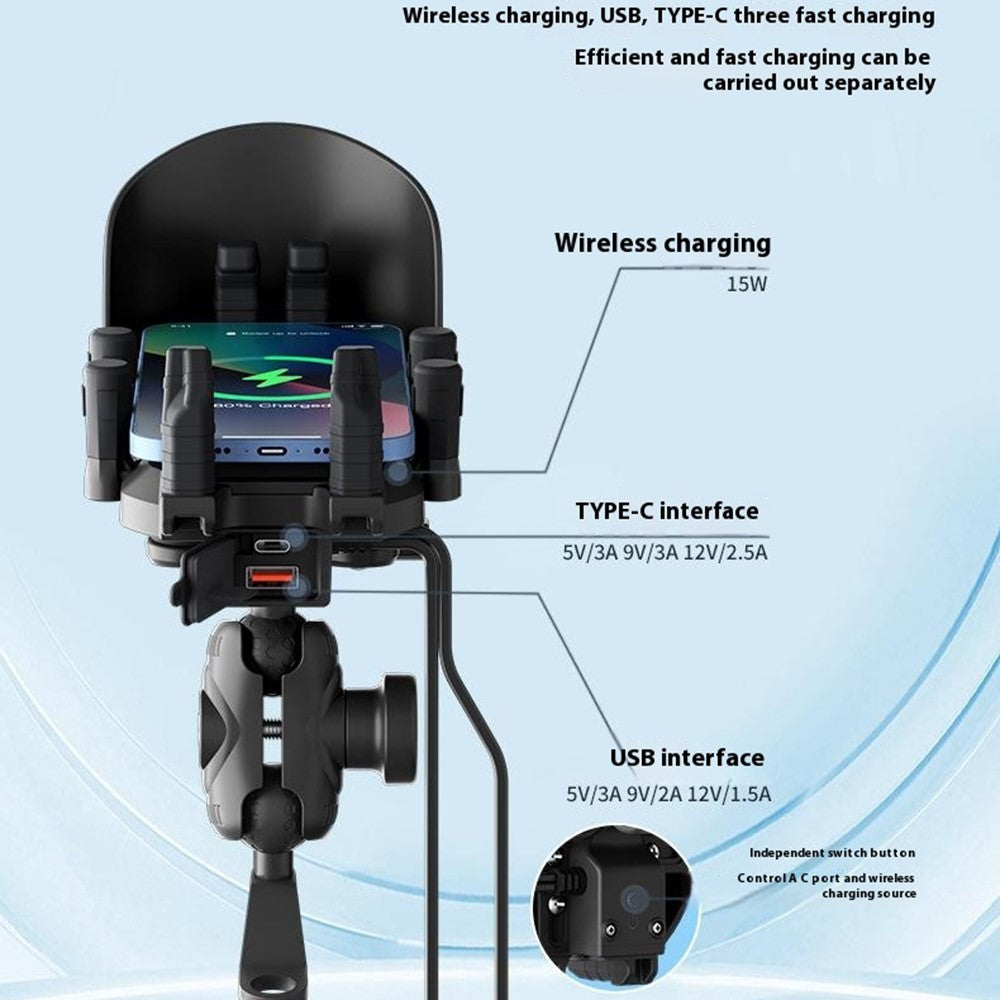 WUPP CS-2056A1 Motorcycle Phone Mount – image 11