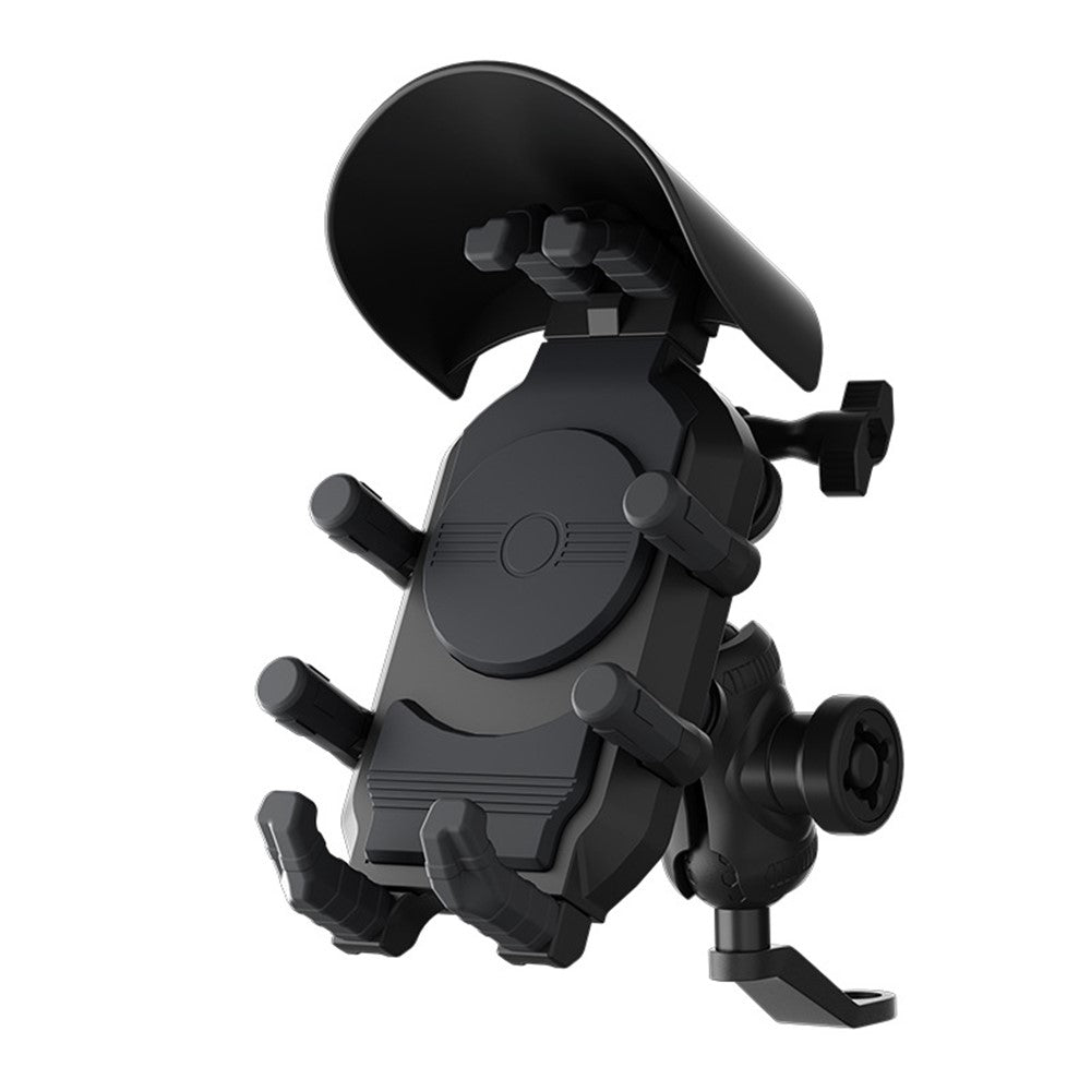 WUPP Anti-Shock Rearview Mirror Phone Mount – Wide Compatibility Holder