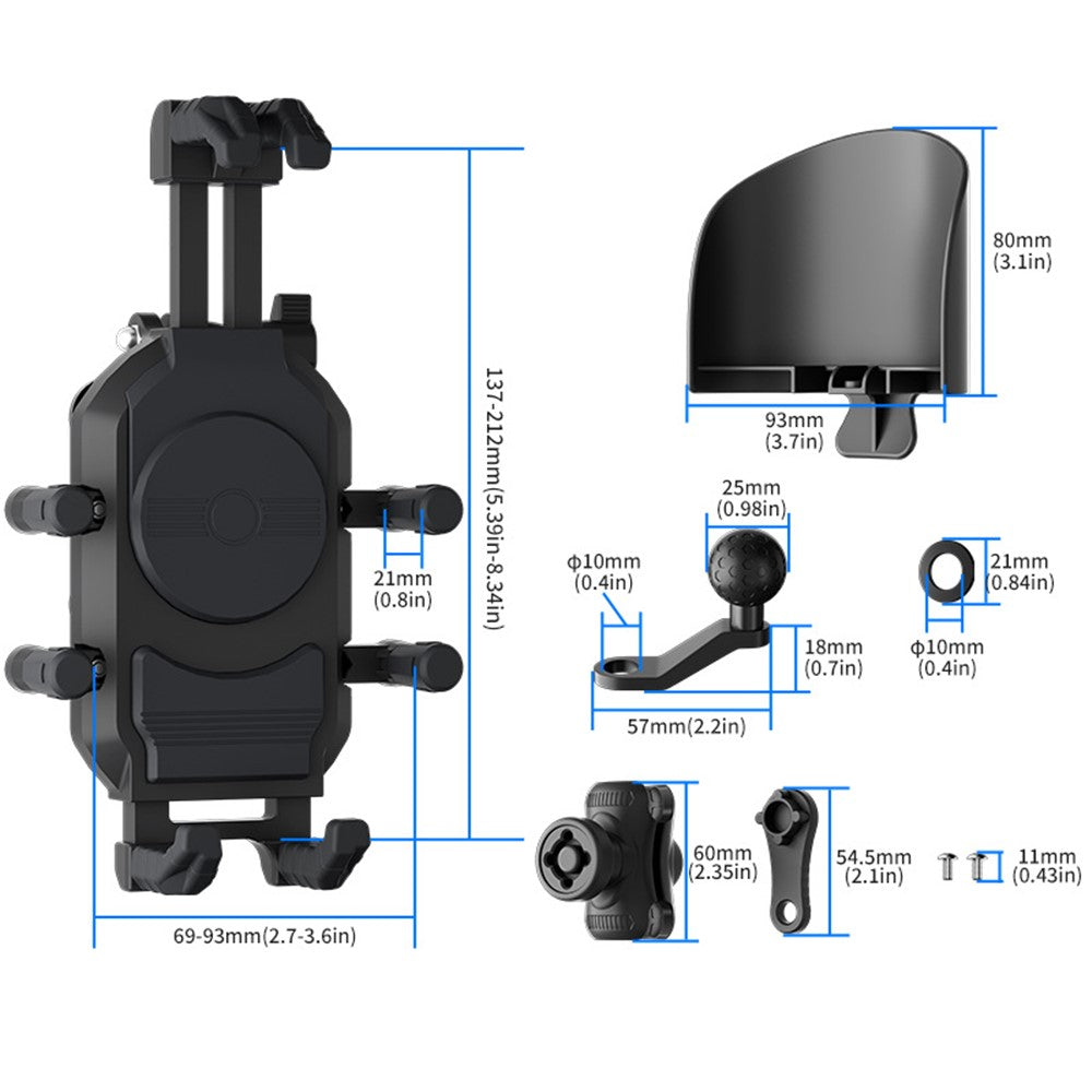 WUPP Anti-Shock Rearview Mirror Phone Mount – image 17