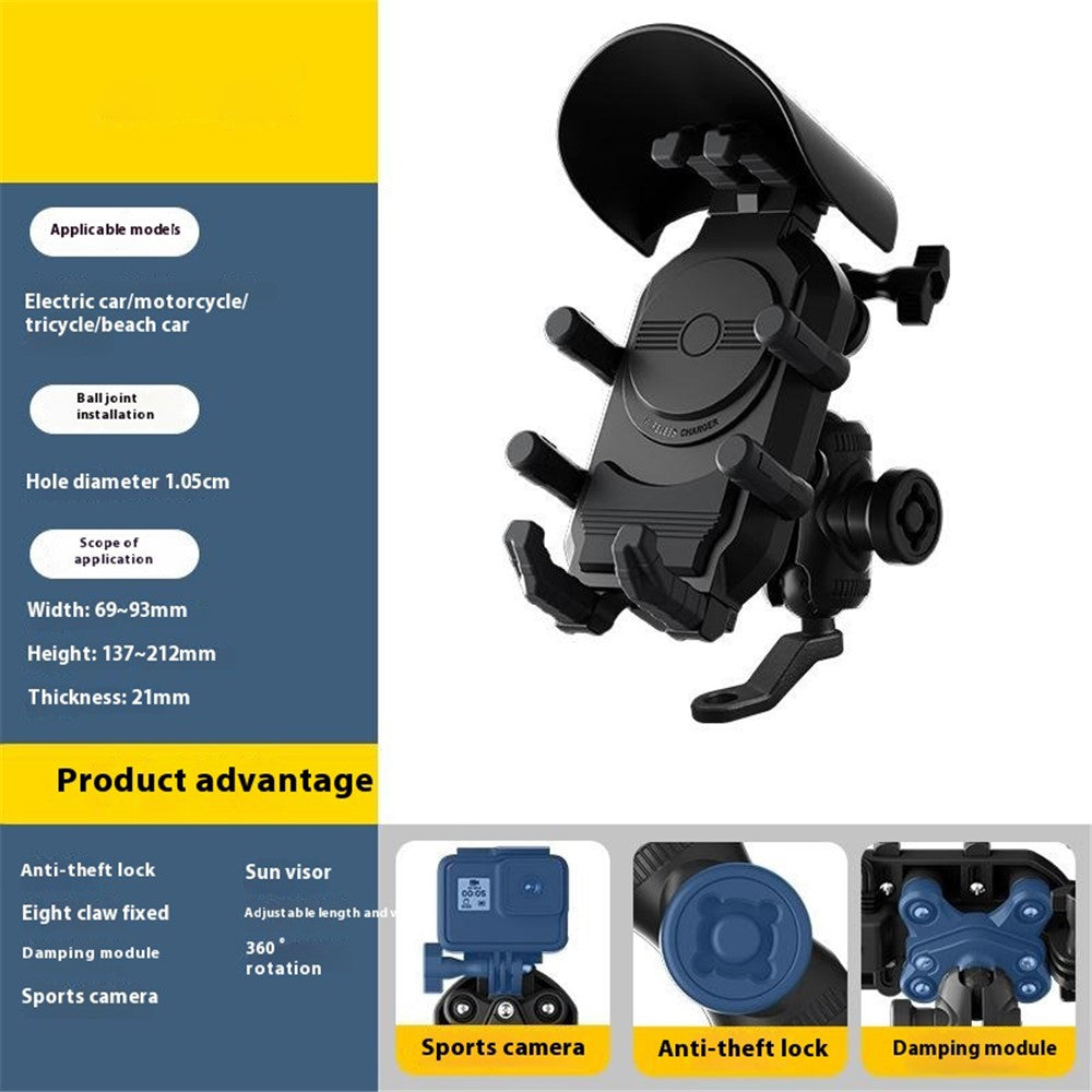 WUPP Anti-Shock Rearview Mirror Phone Mount – image 3