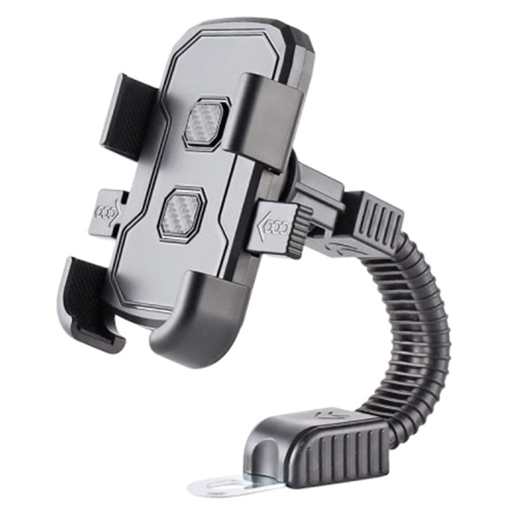 Motorcycle Rearview Mirror Phone Mount – Rotatable Bracket Holder