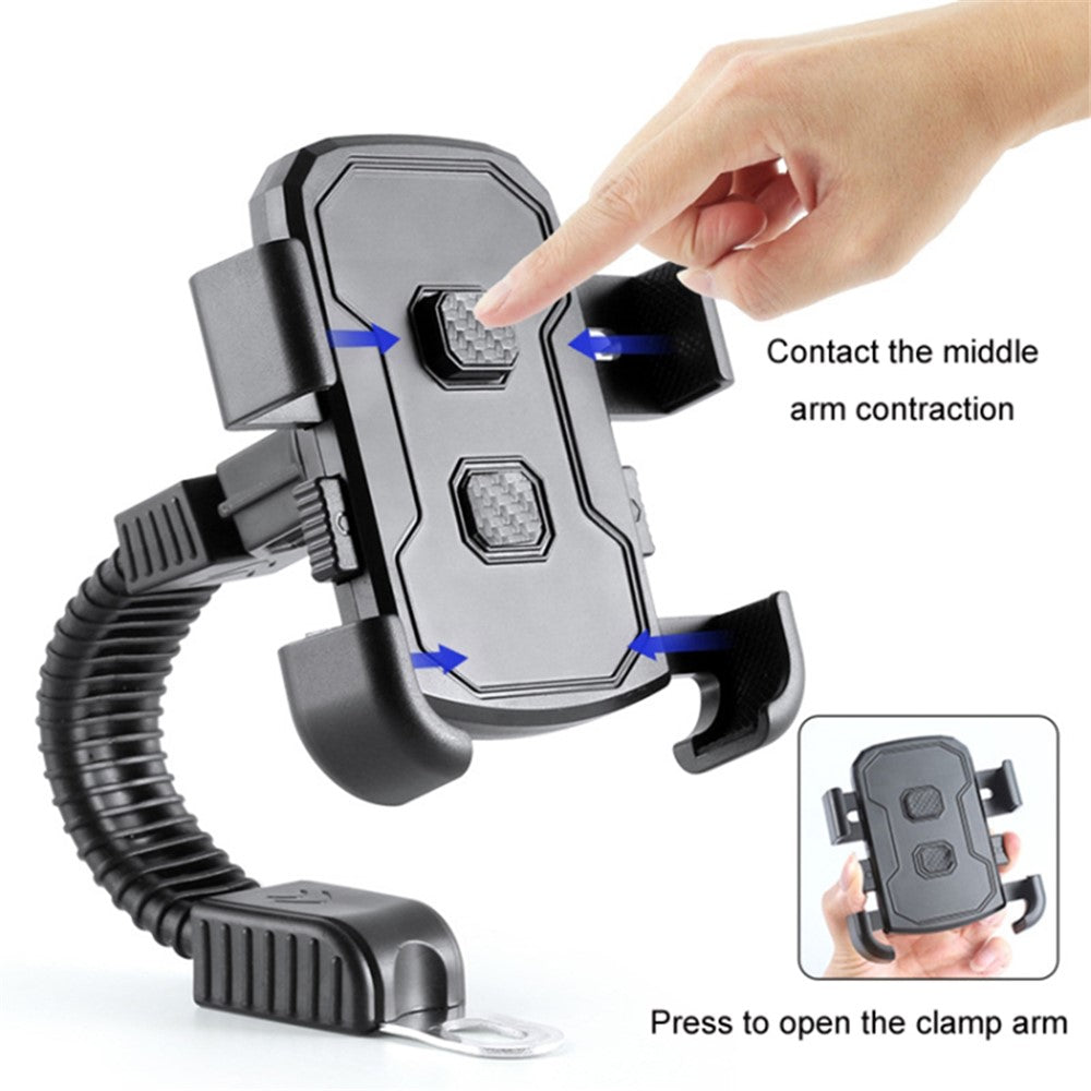 Motorcycle Rearview Mirror Phone Mount – image 2
