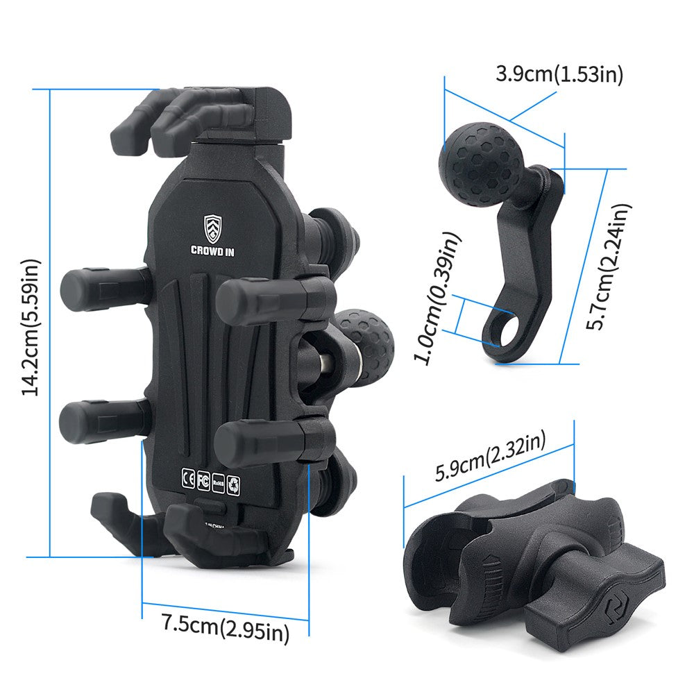 WUPP Anti-Shake Rearview Mirror Phone Mount – image 8