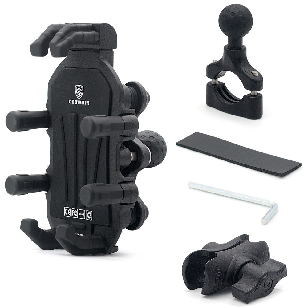WUPP Anti-Shake Aluminum Alloy Handlebar Phone Mount