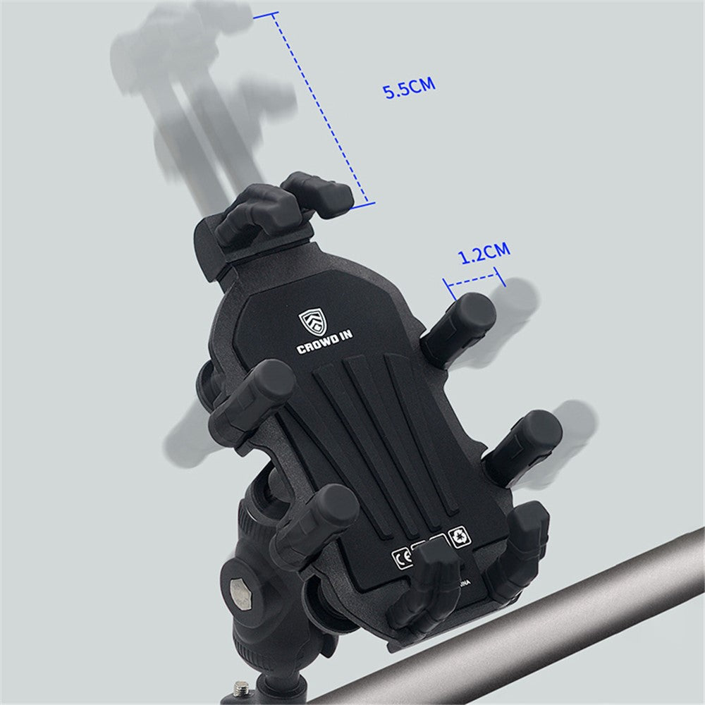 WUPP Anti-Shake Aluminum Alloy Handlebar Phone Mount – image 4